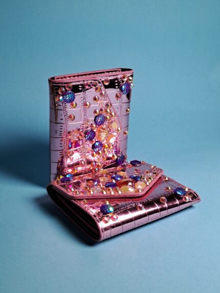 Mermaid sparkling pink wallet's